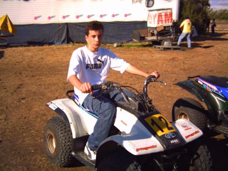 C'est moi sur mon quad !